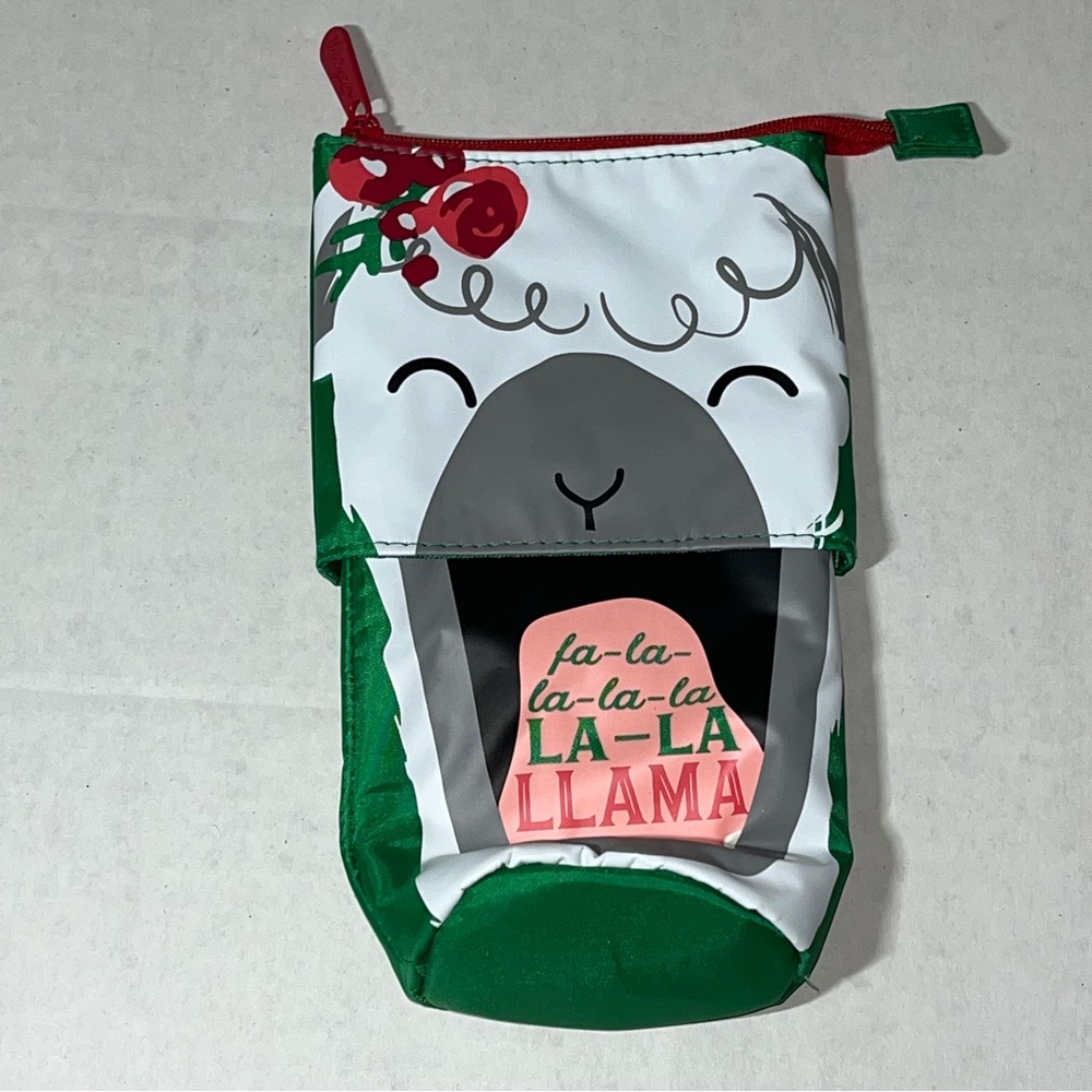 Thirty One Hide and‎ Peek Pouch AG84 Holiday Llama New